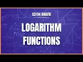 AMath Logarithm Functions in under 112 minutes