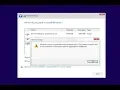 The partition contains one or more dynamic volumes that are not supported for installation