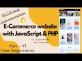 REST style E-Commerce Website with JavaScript PHP no frameworks or libraries part VI