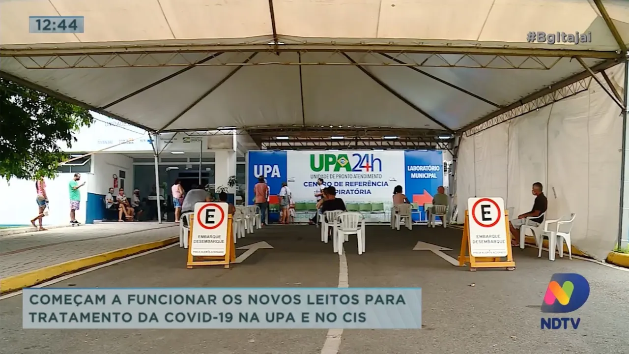 Começam a funcionar os novos leitos para tratamento da Covid-19 na UPA e no CIS
