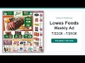 Lowes Foods Weekly Ad 26 - 26 Best Deals
