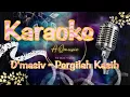 D'masiv - Pergilah Kasih (KARAOKE)