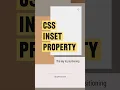 CSS Inset Property - The Key to Simplified Positioning