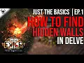 How to Find Hidden Walls in Delve - Path of Exile