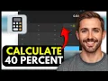 How to CALCULATE 40 Percent Off a Price on Calculator EASY 2026