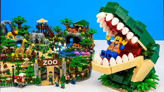 I Built HUGE LEGO Zoos