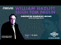 William Hazlitt segun Tom Paulin Ciclo Grandes criticos literarios