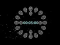 No Copyright - 3D 5 Second Countdown Timer With Sound 26