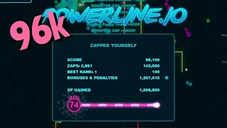 Powerline io Coolmath WORLD RECORD 96k