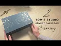 24 Days of Stationery Goodness Tom s Studio 2025 Advent Calendar FULL Unboxing