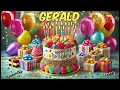 Lagu GERALD Happy Birthday Song - Happy Birthday to You