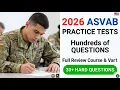 2026 ASVAB Practice Test Full Review 100s of Questions to Help You Enlist and Pass Fast