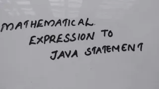 MATHEMATICAL EXPRESSIONS TO JAVA STATEMENT PART 1 ICSE COMPUTER BORAD EXAM QUESTIONS
