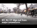 Snowstorm slams NY NJ CT - Storm Watch TEAM COVERAGE across the tri-state News 12
