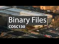 COSC130 - Binary Files