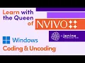 NVivo on Windows - Coding Uncoding
