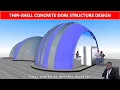 THIN SHELL CONCRETE DOM STRUCTURE DESIGN