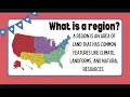 Introduction to the 5 Regions of the United States Geography for MLs ELs ELL