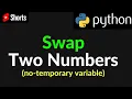 Python Program Swap Two Numbers Without Temporary Variable