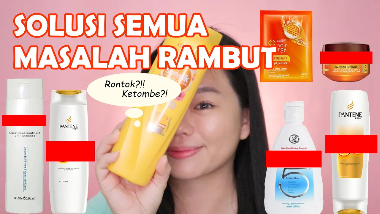 HAIRCARE  PRODUCT ROUTINE UNTUK KETOMBE DAN RAMBUT RONTOK | Hallozer. 