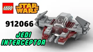 LEGO 912066 JEDI INTERCEPTOR | LEGO Starwars Magazine Gift Virtual Build