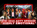 Download Lagu BTS 'MAMA 2018 AOTY Speech' REACTION! 🥹