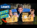 Dewalt Hammer Drill Kit DCD996P2 Tool Deal 175 OFF Lowes 2 5 aH Batteries