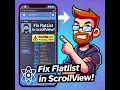 Fix Virtualized List Issue FlatList Inside ScrollView in React Native