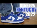 THEY FINALLY RESTOCKED NIKE DUNK LOW KENTUCKY 2022 REVIEW ON FEET