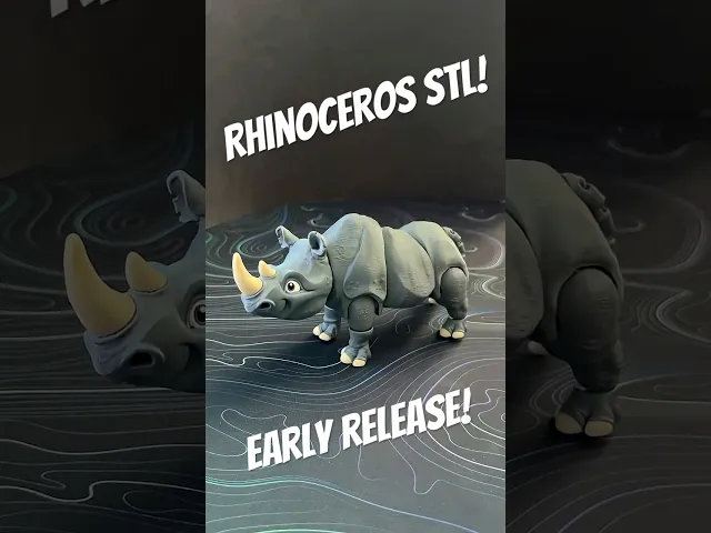 Rhinoceros - Articulated Figure video thumbnail
