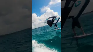 Surfing and winging remote PNG! #sailingfamily #family #adventure #surf #wingfoil #PNG