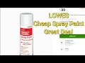 Lowes - Cheapest Spray Paint I Have Seen Plus Bartering To Make Part 1