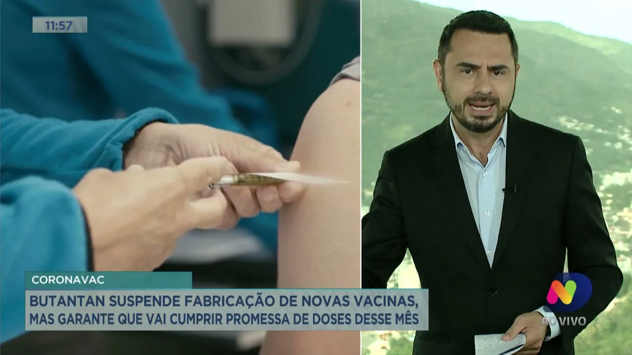 Butantan suspende fabricação de novas vacinas