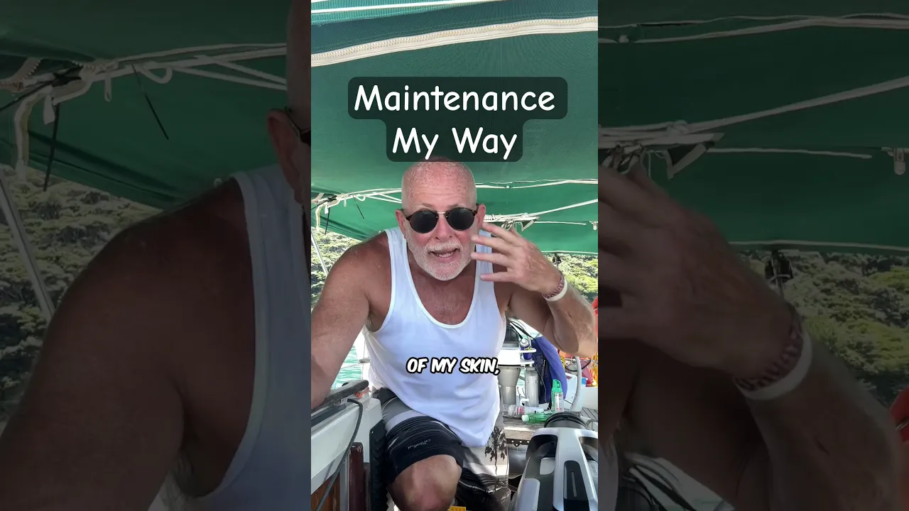 Broken Gear, Sweat and Sunblock #boatlife #travel #sailingjapan
