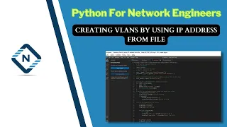 Python for Network Engineer Creating Vlans by using IP address from file 26