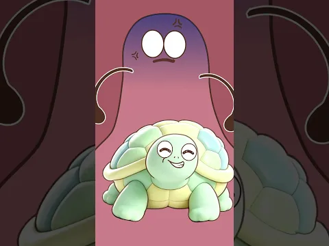 Would you dare eat this feisty turtle marshmallow? 🐢 #animation #cartoon #gummy #marshmallow #candy