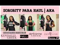 Sorority Para Haul AKA Becca Ps