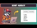 How to Sort an Array in Javascript