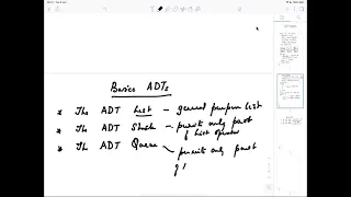 CS2700 Programming and Data Structures Lec 25 Array ADT List ADT