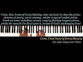 Hymn - Come, Thou Fount of Every Blessing | Piano Instrumental