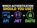 API vs JWT vs OAuth Which Authentication Should You Use