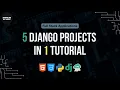 Django Mastery Build 5 Websites in 5 Hours Beginner to Advanced Tutorial