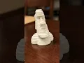 Foam Crafting a Moai Statue