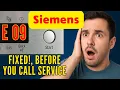 Siemens E09 Error Code Explained - What It Means and How to Fix It