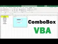 How to populate comboBox and get value in textbox using Excel VBA