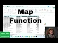 How to use the Map function in Excel