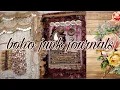 Brown vintage boho junk journal off white boho junk journal flip thtough boho needs