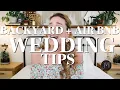 BACKYARD AIR BNB Weddings UPDATED
