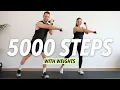 Download Lagu 30 Min Cardio HIIT Workout at home - 5000 steps for Fat Burn (with Weights)