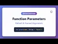 Kotlin Function Parameters Default and Named Arguments Tutorial for Beginners